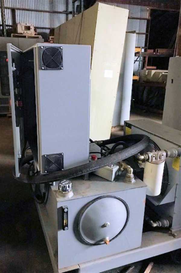 Hydraulic Pump Package With Air Cooler, Dynex Pf4016-30 Fixed Displacement Pump, American Industrial Fan, 36" X 24" X 12" Tank And 25 Hp Motor)